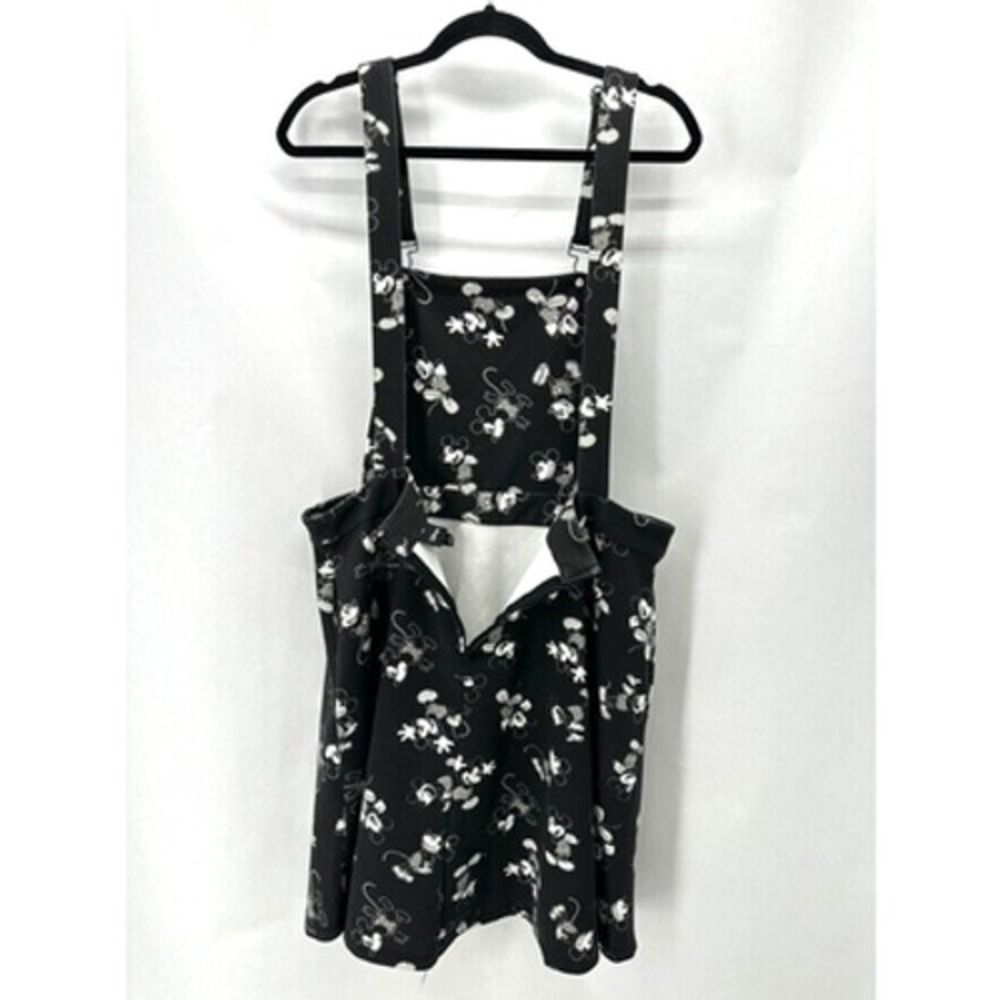 Hot Topic Her Universe Mickey Mouse Skirtall Size 1X‎ Disney Black Overall Skirt - Picture 8 of 11